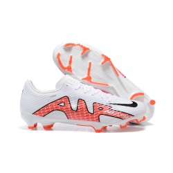 Nike Mercurial Vapor XV FG White Orange Men Low Football Boots