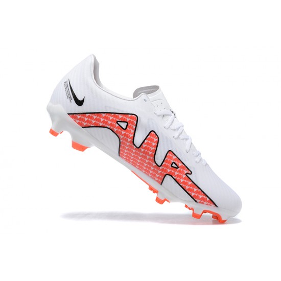 Nike Mercurial Vapor XV FG White Orange Men Low Football Boots