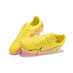 Nike Mercurial Vapor XV FG Yellow Pink Black Men Low Football Boots