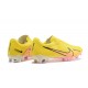 Nike Mercurial Vapor XV FG Yellow Pink Black Men Low Football Boots