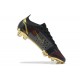 Nike Mercurial Vapor XIV Elite FG Black Gold Deepwine Low Men Football Boots