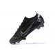 Nike Mercurial Vapor XIV Elite FG Black Silver Gold Low Men Football Boots