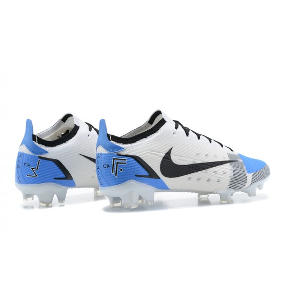 Nike Mercurial Vapor XIV Elite FG Blue Black White Silver Low Men Football Boots