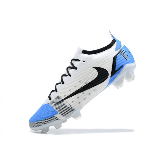 Nike Mercurial Vapor XIV Elite FG Blue Black White Silver Low Men Football Boots