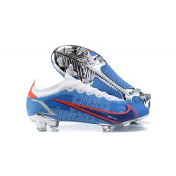 Nike Mercurial Vapor XIV Elite FG Blue Orange White Low Men Football Boots