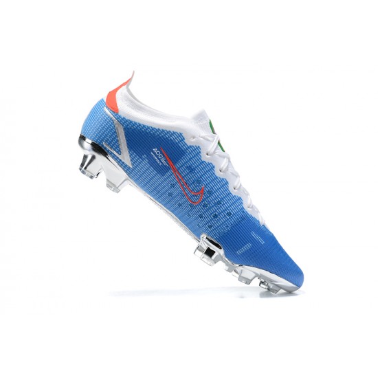 Nike Mercurial Vapor XIV Elite FG Blue Orange White Low Men Football Boots