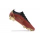 Nike Mercurial Vapor XIV Elite FG Deepwine Gold Black Low Men Football Boots