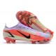 Nike Mercurial Vapor XIV Elite FG LightPurple Orange Black Apricot Low Men Football Boots