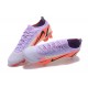 Nike Mercurial Vapor XIV Elite FG LightPurple Orange Black Apricot Low Men Football Boots