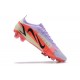 Nike Mercurial Vapor XIV Elite FG LightPurple Orange Black Apricot Low Men Football Boots