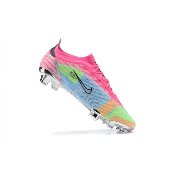 Nike Mercurial Vapor XIV Elite FG Pink Blue Green Black Silver Low Men Football Boots