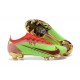 Nike Mercurial Vapor XIV Elite FG Red Green Gold Low Men Football Boots