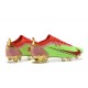 Nike Mercurial Vapor XIV Elite FG Red Green Gold Low Men Football Boots