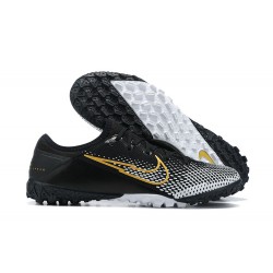 Nike Vapor 13 Pro TF Black Gold White Low Men Football Boots