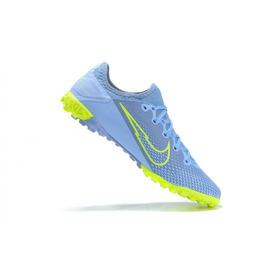 Nike Vapor 13 Pro TF Blue Yellow Low Men Football Boots