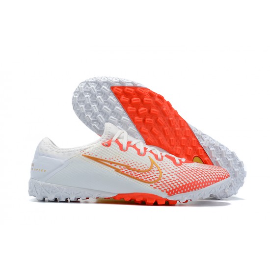 Nike Vapor 13 Pro TF Gold Light/Orange White Low Men Football Boots