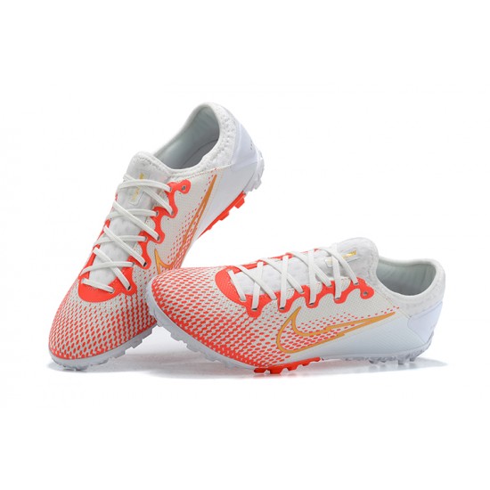 Nike Vapor 13 Pro TF Gold Light/Orange White Low Men Football Boots