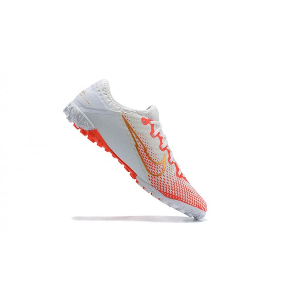 Nike Vapor 13 Pro TF Gold Light/Orange White Low Men Football Boots