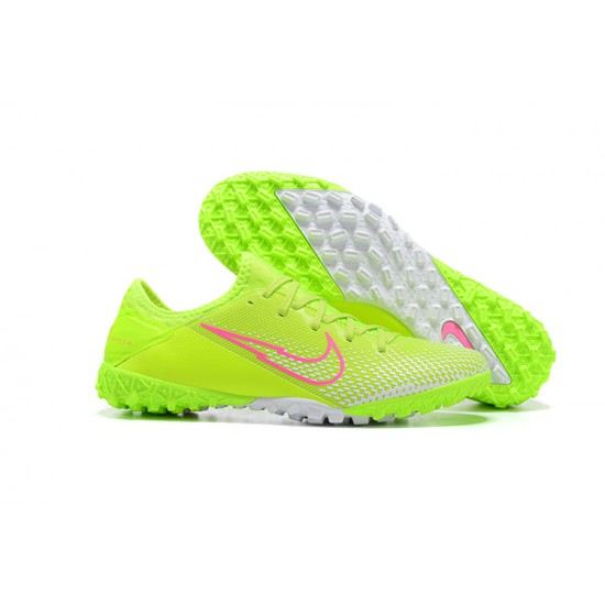 Nike Vapor 13 Pro TF Light/Green Pink White Low Men Football Boots