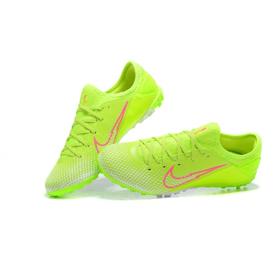 Nike Vapor 13 Pro TF Light/Green Pink White Low Men Football Boots