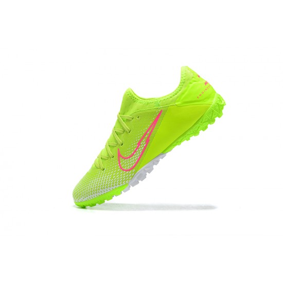 Nike Vapor 13 Pro TF Light/Green Pink White Low Men Football Boots