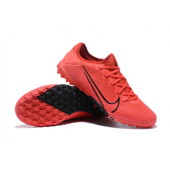 Nike Vapor 13 Pro TF Red Black Low Men Football Boots