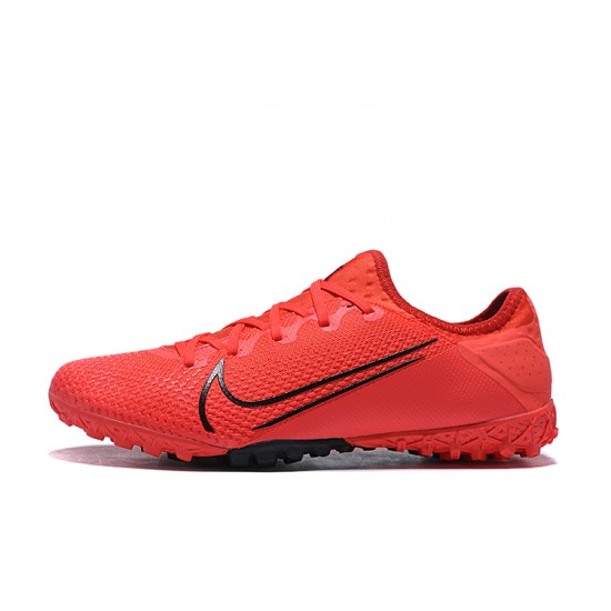 Nike Vapor 13 Pro TF Red Black Low Men Football Boots