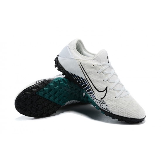 Nike Vapor 13 Pro TF White Green Black Low Men Football Boots