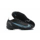 Nike Vapor 14 Academy TF Black Blue Low Men Football Boots