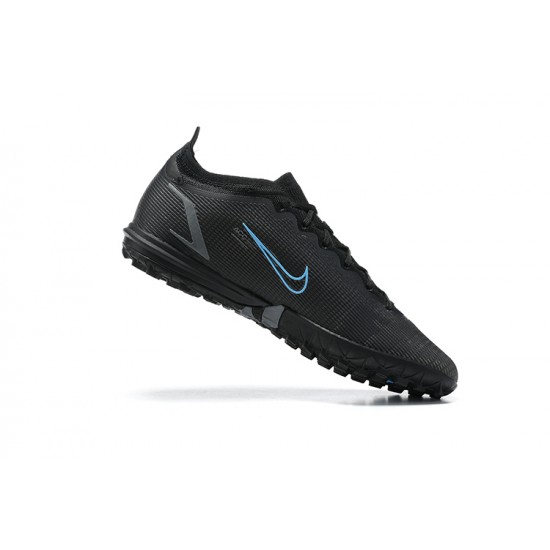 Nike Vapor 14 Academy TF Black Blue Low Men Football Boots