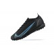 Nike Vapor 14 Academy TF Black Blue Low Men Football Boots