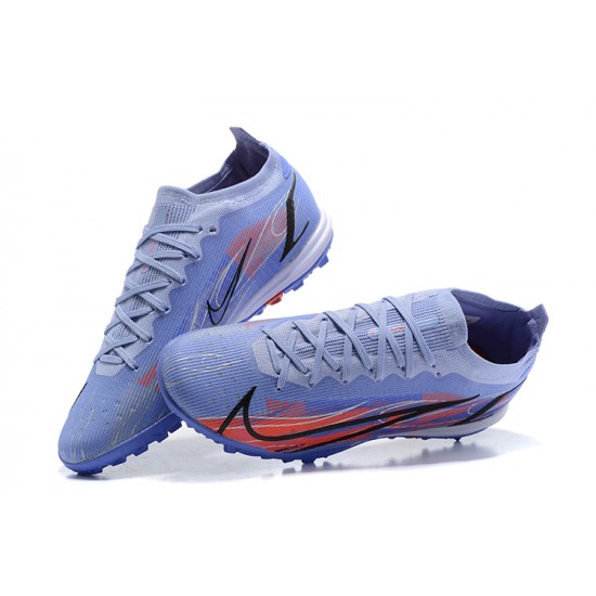 Nike Vapor 14 Academy TF Black LightPurple Orange White Low Men Football Boots