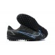 Nike Vapor 14 Academy TF Black White Blue Gray Low Men Football Boots