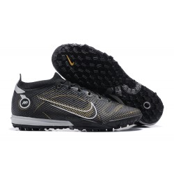 Nike Vapor 14 Academy TF Gray Black Gold White Low Men Football Boots