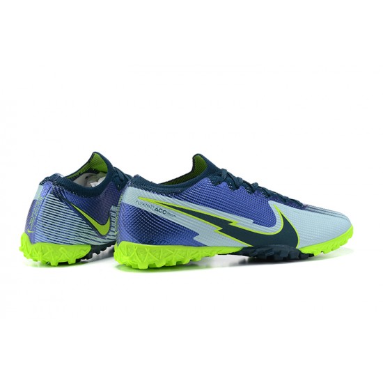 Nike Vapor 14 Academy TF Green Yellow Blue Low Men Football Boots