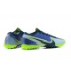 Nike Vapor 14 Academy TF Green Yellow Blue Low Men Football Boots