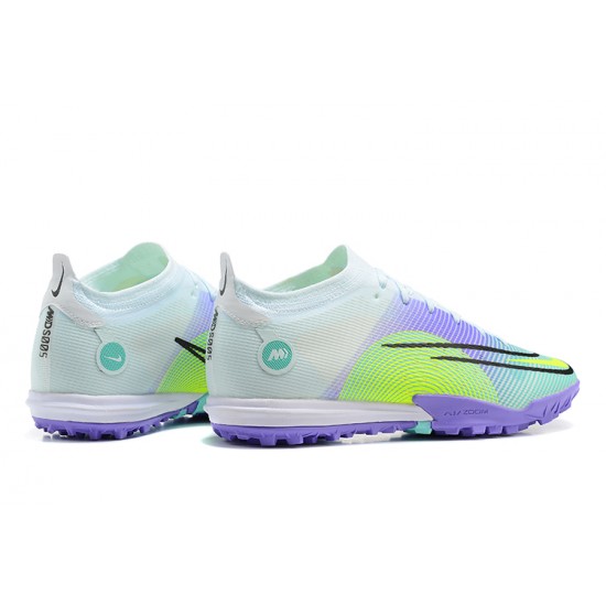 Nike Vapor 14 Academy TF LightPurple Light/Green Black White Low Men Football Boots