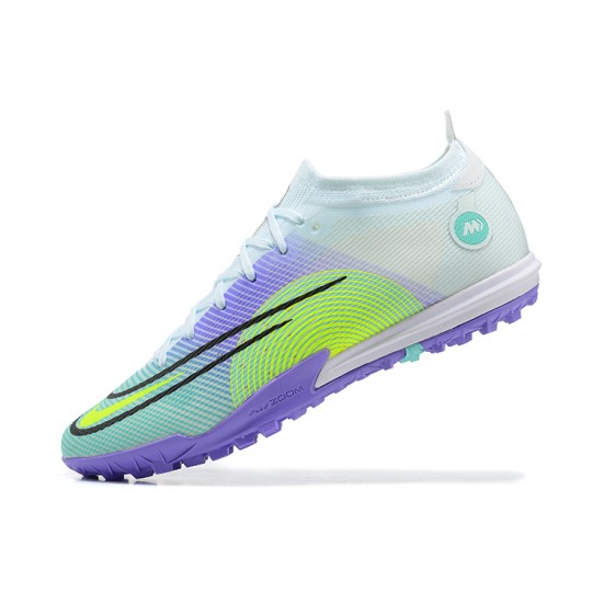 Nike Vapor 14 Academy TF LightPurple Light/Green Black White Low Men Football Boots