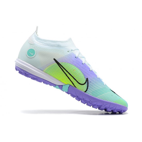 Nike Vapor 14 Academy TF LightPurple Light/Green Black White Low Men Football Boots