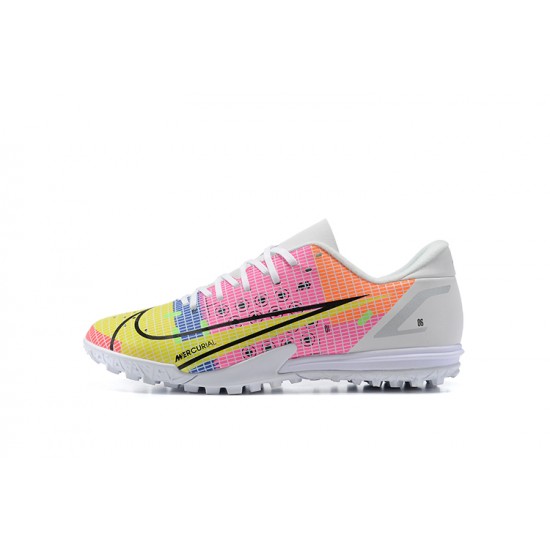 Nike Vapor 14 Academy TF Low White Pink Men Football Boots