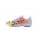 Nike Vapor 14 Academy TF Low White Pink Men Football Boots