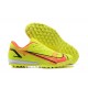 Nike Vapor 14 Academy TF Low Yellow Orange Men Football Boots