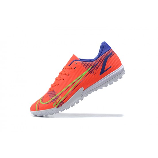 Nike Vapor 14 Academy TF Orange Blue White Yellow Low Men Football Boots