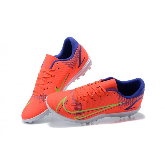 Nike Vapor 14 Academy TF Orange Blue White Yellow Low Men Football Boots