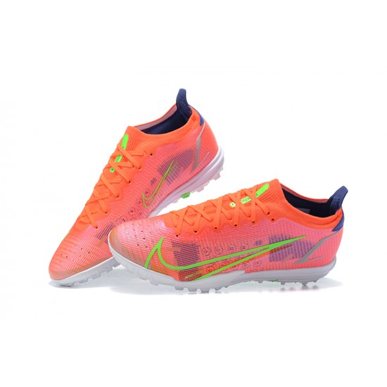 Nike Vapor 14 Academy TF Orange Green Blue Low Men Football Boots