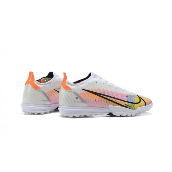 Nike Vapor 14 Academy TF Pink Blue Yellow Black Low Men Football Boots