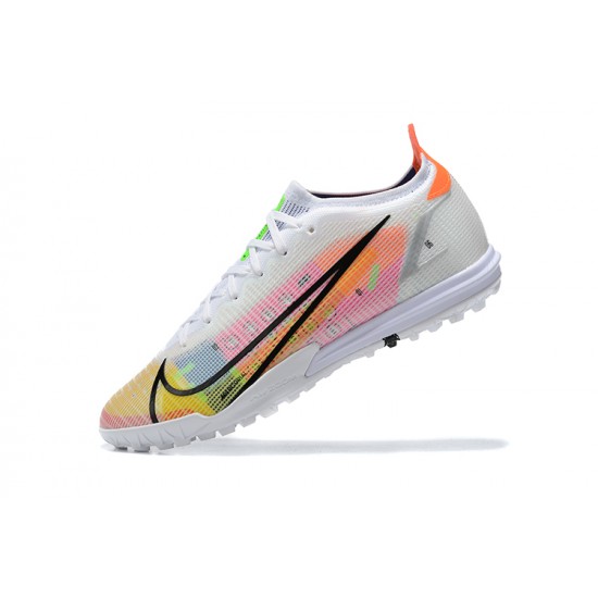 Nike Vapor 14 Academy TF Pink Blue Yellow Black Low Men Football Boots