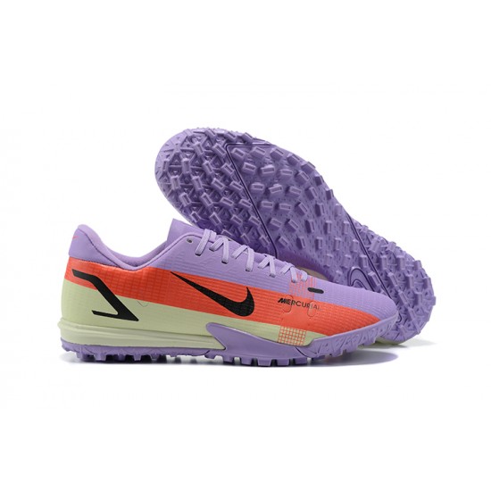 Nike Vapor 14 Academy TF Purple Orange Black Beige Low Men Football Boots