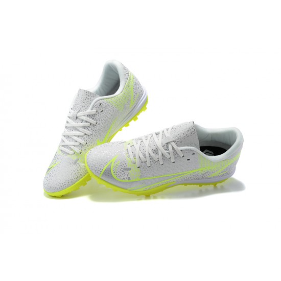 Nike Vapor 14 Academy TF White Yellow Low Men Football Boots