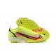 Nike Vapor 14 Academy TF Yellow Orange Black Low Men Football Boots